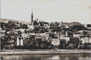 Hungary Budapest Budai Latkep Vintage RPPC C142