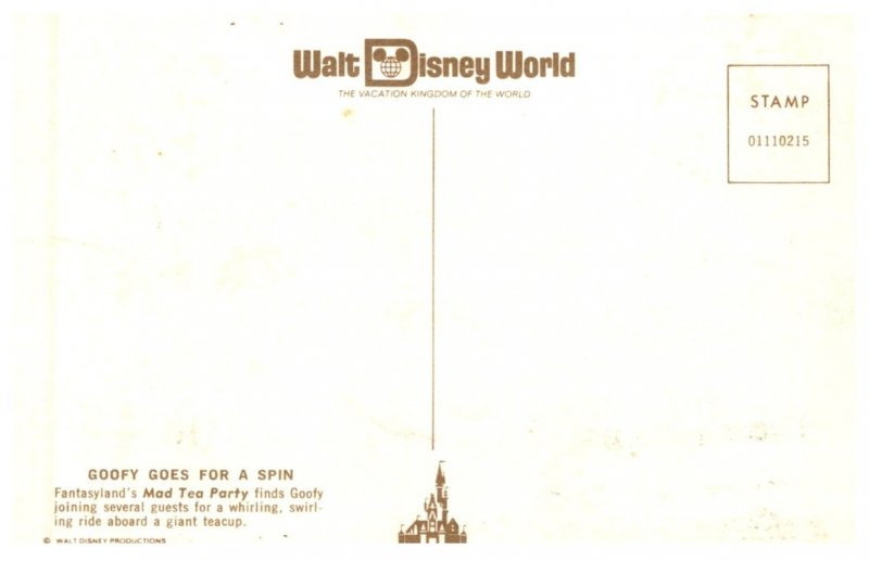 Florida Disney World -Goofy goes for a Spin