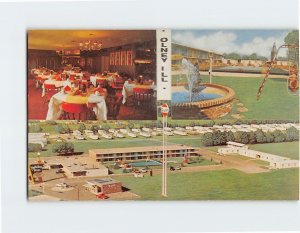 Postcard Holiday Inn Of Olney, Illinois