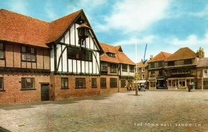 Sandwich Kent England UK Town Hall Postcard 