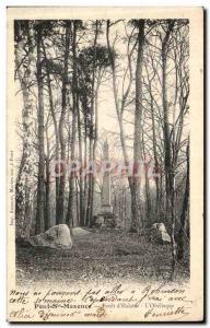 Old Postcard Pont Ste Maxence Foret d Halatte The Obelisk