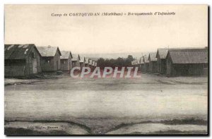 Postcard Old Army Barracks Camp Coetquidan d & # 39infanterie