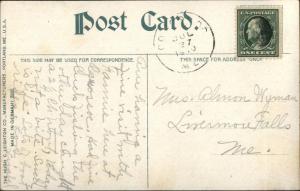 Rangeley Lakes ME From Haines Landing c1910 Postcard