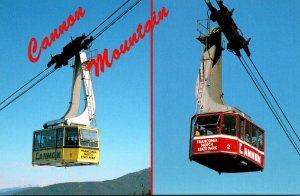 New Hampshire Franconia Notch Cannon Mountain Aerial Tramway