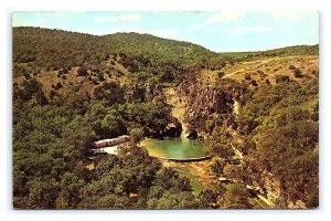 Turner Falls Arbuckle Mountains Davis Ardmore Oklahoma Aerial View Postcard