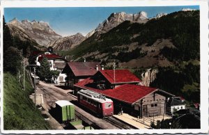 Switzerland Gryon Les Diablerets et l'Argentine Vintage RPPC C084