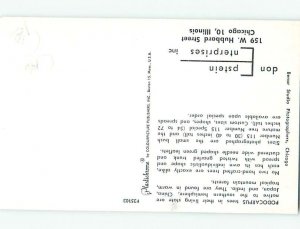 Chrome ARTWORK CARD Chicago Illinois IL AH5128