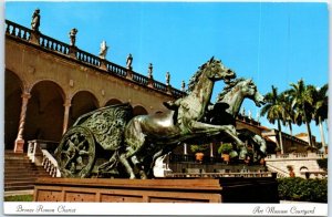 M-79497 Bronze Roman Chariot Ringling Museum of Art Courtyard Sarasota Florida