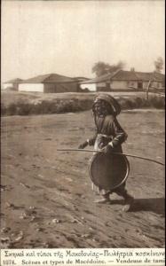 Macedonia Greece Vendeuse de Tami c1910 Postcard