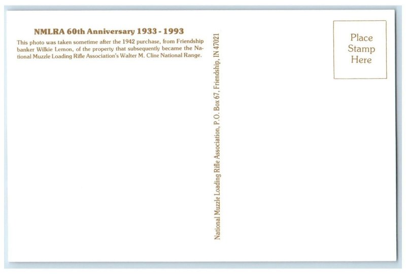 NMLRA 60TH Anniversary 1933-1993 Friendship Banker Wilkie Lemon Cars Postcard