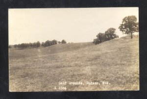 RPPC HUDSON WISCONSIN GOLF COURSE GROUNDS VINTAGE REAL PHOTO POSTCARD