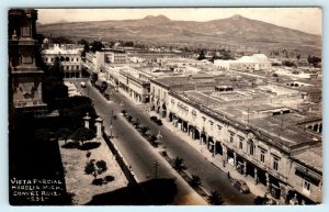 RPPC  MORELIA, MICHOACAN Mexico ~ Street Scene c1940s Chavez Ruiz Postcard