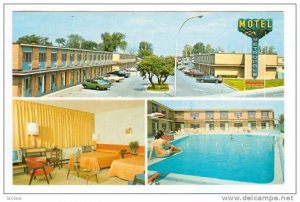 3-Views, Motel Metropole, Swimming Pool, Montreal, Quebec, Canada, 1940-1960s