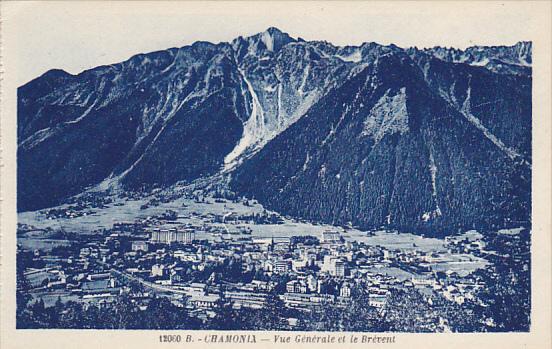 France Chamonix Mont Blanc Vue Generale Le Brevent