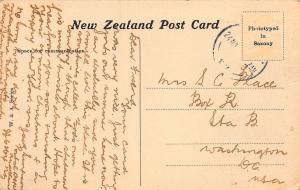 Sanatorium Grounds & Bath House, Rotorua, New Zealand, Early Postcard, Used