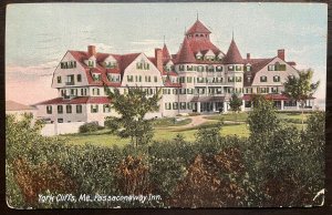 Vintage Postcard 1910 Passaconaway Inn, York Cliffs, ME