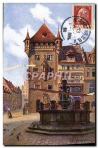 Old Postcard Nurnberg Nassauer Haus