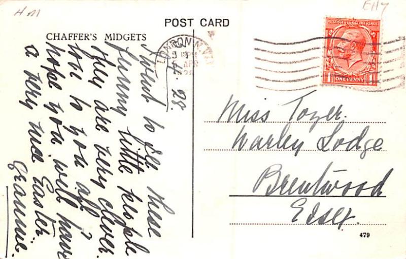 Chaffers Wonder Midgets 1928 