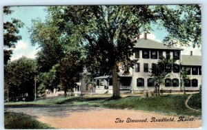 READFIELD, Maine ME ~ THE ELMWOOD HOTEL c1910s Kennebec County Postcard