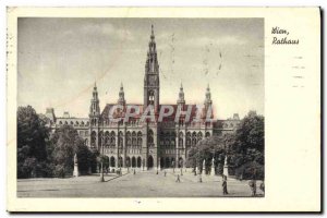 Old Postcard Wien Rathaus