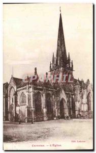 Old Postcard Carentan The Church