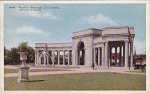 Voorhies Memorial Civic Center Denver Colorado 1923