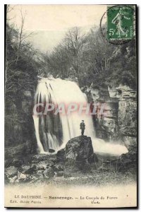 Old Postcard The Dauphine Sassenage the Cascade of Furon