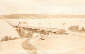 RPPC Real Photo, Floating Bridge, Lake Washington, WA, ,Old Postcard