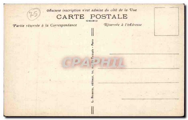 Old Postcard Paris Apse of the church St Pierre de Montmartre