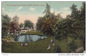 The Wading Pool, Hubbard Park, Meridan, Connecticut, PU-1917