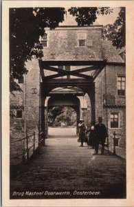 Netherlands Brug Kasteel Doorwerth Oosterbeek Vintage Postcard C120