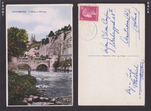 LUXEMBOURG, Postcard, Luxembourg, L' Alzette et Ville haute, RPPC