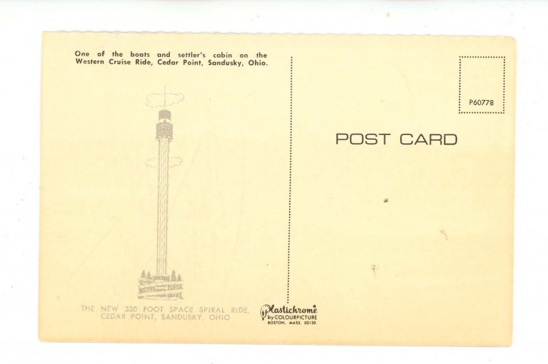 OH - Sandusky. Cedar Point Western Cruise Ride Scene