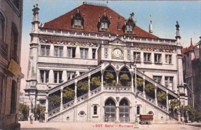 Switzerland Bern Das Rathaus 1918