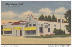 Florida St Augustine Blue Heron Grill Restaurant