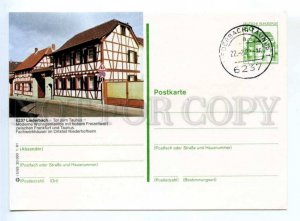 420217 GERMANY 1986 year Liederbach postal postcard