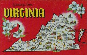 Greetings From Virginia Old Dominion Richmond Virginia