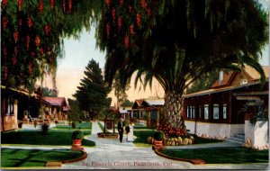 Postcard St. Francis Court in Pasadena, California