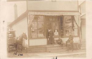 E28/ Occupational Real Photo RPPC Postcard c1910 Store Owners Delivery Wagon 27