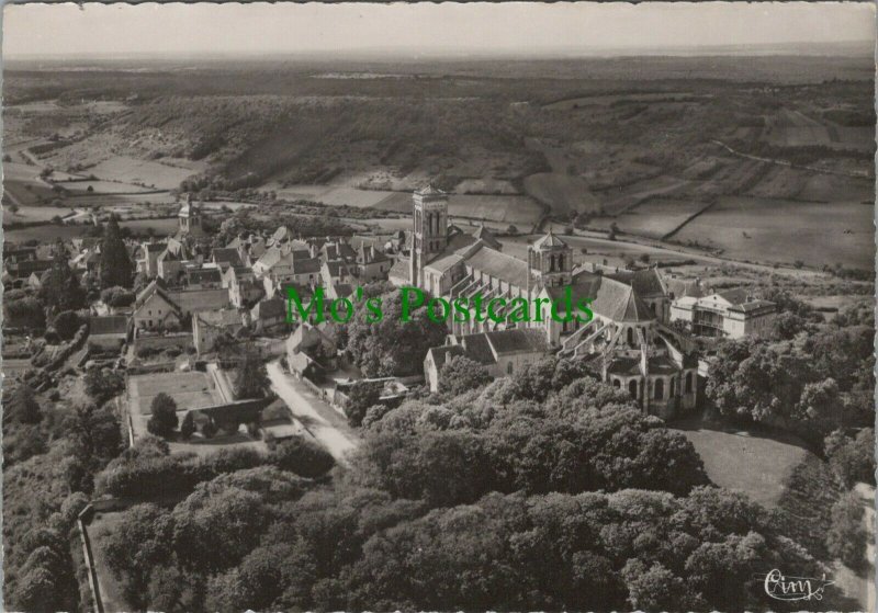 France Postcard - Aerial View of Vezelay, Yonne   RR14187