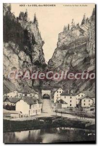 Old Postcard Col Des Roches