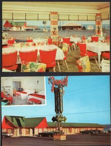 Lot of 2 Quebec Zenith Motel 9671 Ste Anne Blvd STE ANNE DE BEAUPE Chromes