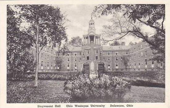 Ohio Delaware Stuyvesant Hall Ohio Wesleyan University Albertype