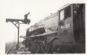 46220 Train At Crewe Station in 1958 Vintage Railway Photo