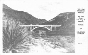 Frasher Holbrook Arizona Sullivan Bridge 1940s RPPC Photo Postcard 20-9213