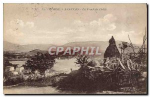 Old Postcard Corsica Ajaccio The Fond du Golfe