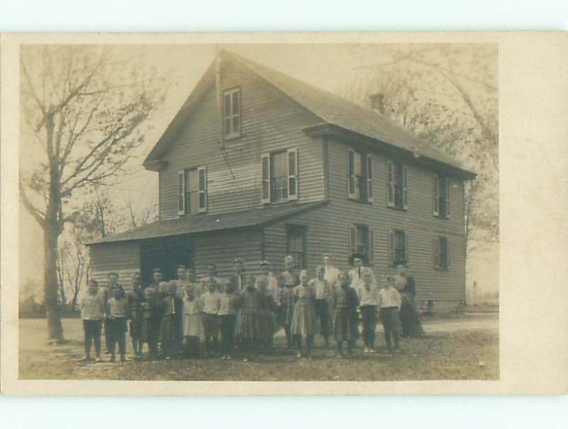 Old rppc BUILDING SCENE Architecture Postcard AB0917