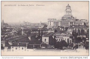 Belgium Brussells Bruxelles Panoramaic Le Palais De Justice