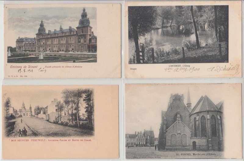 BELGIUM BELGIQUE 172 Vintage Postcards Mostly pre-1920 (L5912)