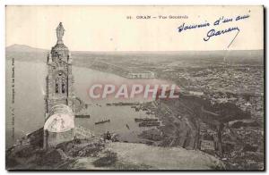 Algeria Oran Old Postcard General view